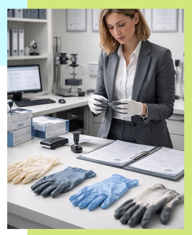 Сертификация перчаток в Старой Руссе от 8662 р. | Алешин-Срс