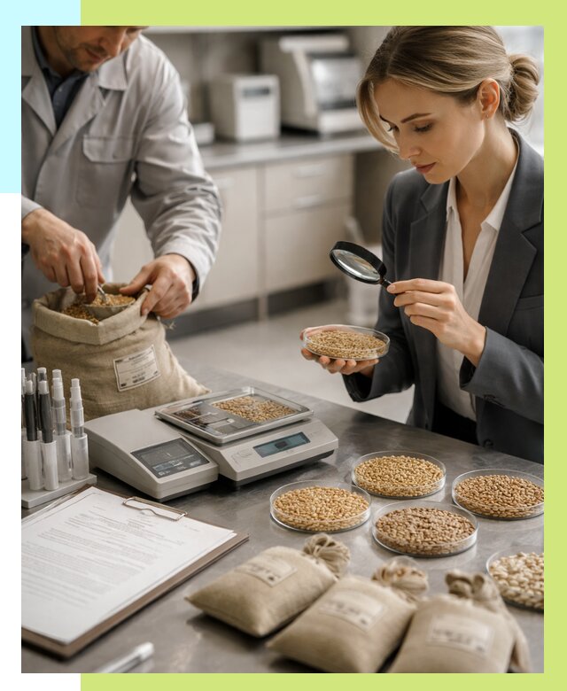 Сертификация зерна в Старой Руссе по цене от 15285 р. | Алешин-Срс