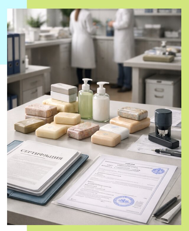 Сертификация мыла и сертификат на мыло в Старой Руссе от 12228 | Алешин-Срс