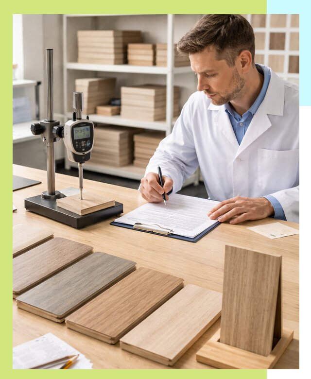 Сертификация ламината с испытаниями и оформлением документов в Старой Руссе