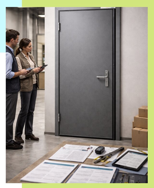 Сертификация противопожарных дверей в Старой Руссе от 9171 р. | Алешин-Срс