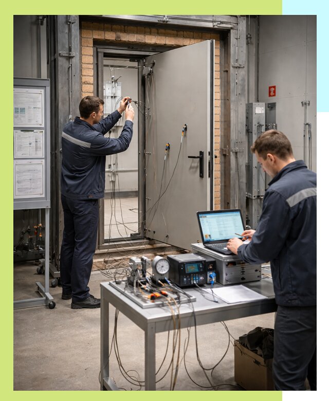 Сертификация противопожарных дверей в Старой Руссе по ГОСТ и ТР