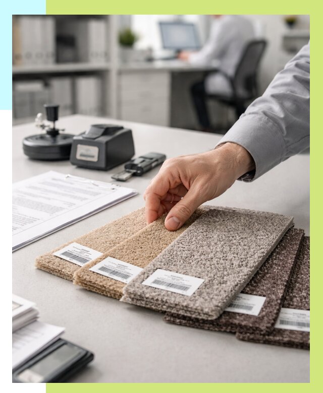 Сертификация ковролина в Старой Руссе от 15285 р., Алешин-Срс