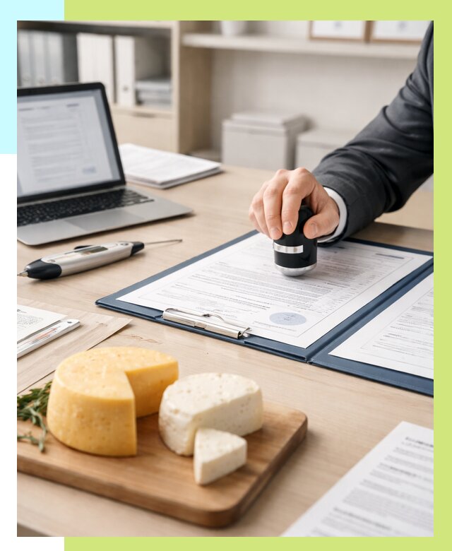 Сертификация сыров в Старой Руссе от 15285 р | Сертификат на сыр Алешин-Срс