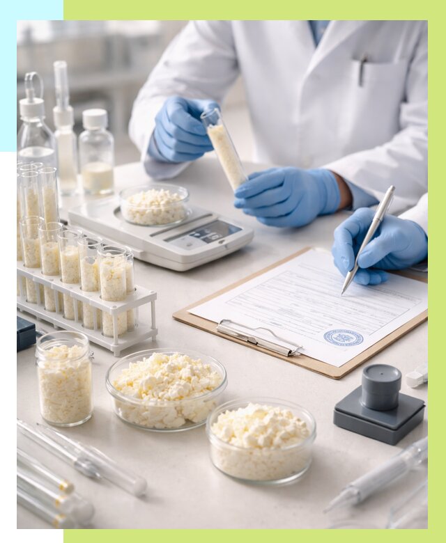 Сертификация творога в Старой Руссе от 12228 р. под ключ | Алешин-Срс
