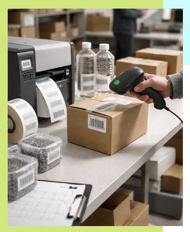 Штрихкодирование продукции и маркировка для продажи в Старой Руссе