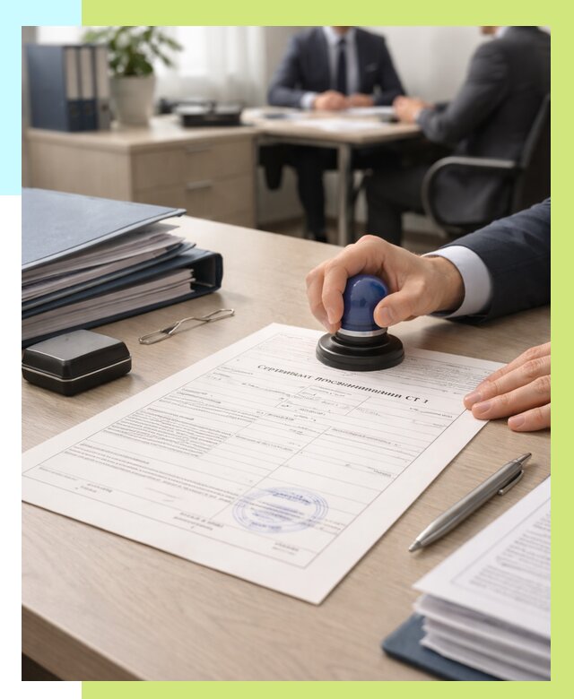 Сертификат происхождения СТ 1 в Старой Руссе от 4586 р. | Алешин-Срс