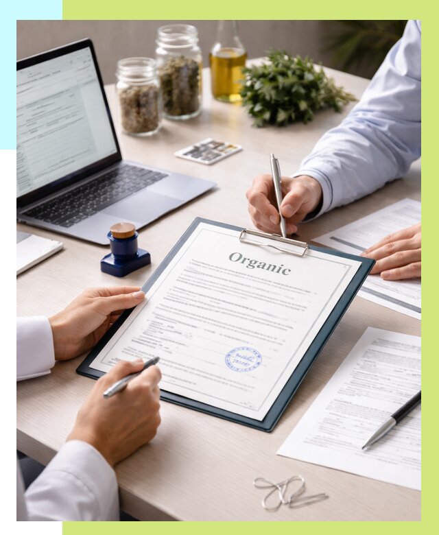 Оформление сертификат органик в Старой Руссе от 30570 р. | Алешин-Срс