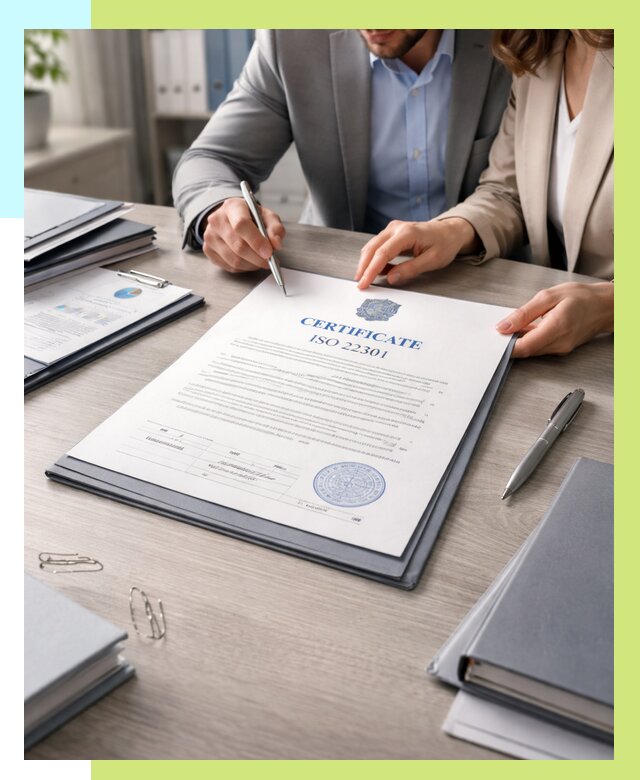 Сертификат ISO 22301 в Старой Руссе от 45855 р. | Алешин-Срс срочно