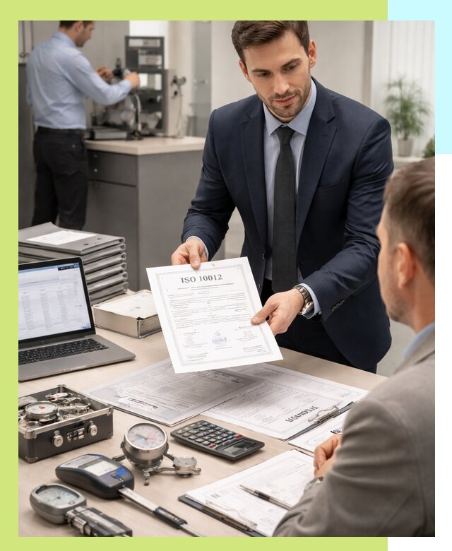 Выдача сертификата ISO 10012 по требованиям метрологии в Старой Руссе