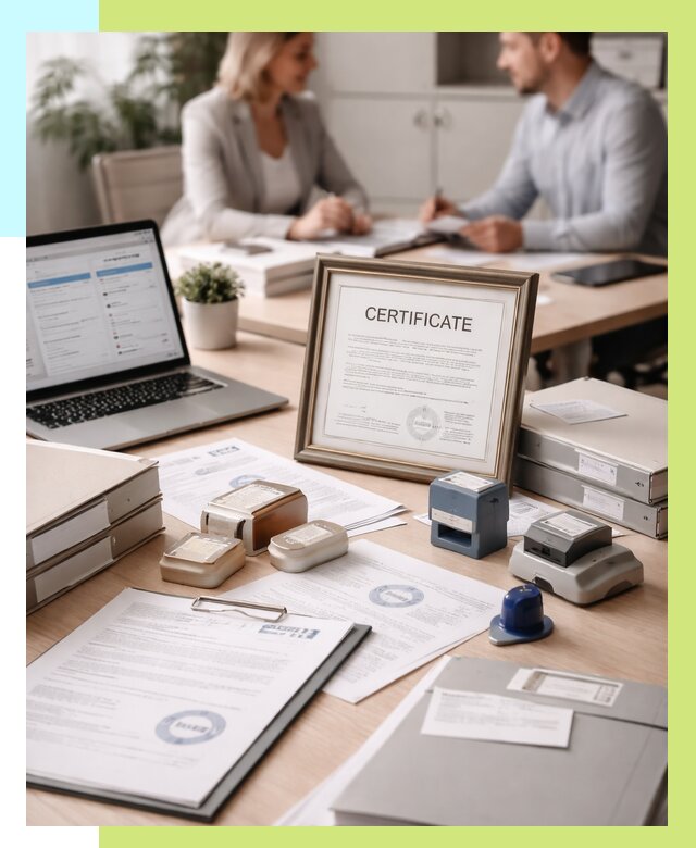 Сертификация компании в Старой Руссе от 45855 р. | Алешин-Срс — заказ